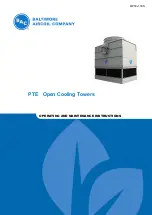 BAC PTE Operating And Maintenance Instructions Manual preview