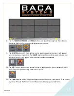 Preview for 15 page of BACA SYSTEMS EDGE XL Operation Manual