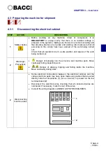 Preview for 109 page of Bacci Twin Use And Maintenance Instruction Manual