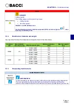 Preview for 151 page of Bacci Twin Use And Maintenance Instruction Manual