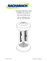 Bacharach FYRITE Gas Analyzer CO2 and O2 Indicators Operating & Maintenance Manual предпросмотр