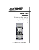 Preview for 1 page of Bacharach Fyrite Tech 50 Operating And Maintenance Instructions Manual