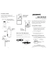 Bacharach Fyrite Tech 50 Quick Start Manual preview