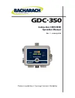 Предварительный просмотр 1 страницы Bacharach GDC-350 Operation Manual