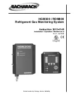 Предварительный просмотр 1 страницы Bacharach HGM300 Installation, Operation & Maintenance Instructions Manual