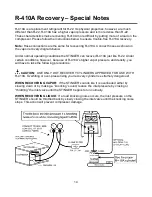 Предварительный просмотр 14 страницы Bacharach High Performance Oilless Commercial Refrigerant Recovery... User Manual