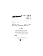 Bacharach MANOMETER GAS PRESSURE GAUGE Manual preview