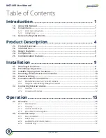 Preview for 3 page of Bacharach MGS-408 User Manual