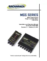 Preview for 1 page of Bacharach MGS SERIES Installation And Operation Manual