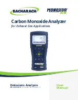 Bacharach MONOXOR XR User Manual preview