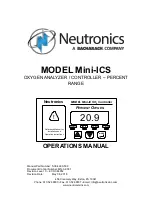 Preview for 1 page of Bacharach Neutronics Mini-ICS Operation Manual