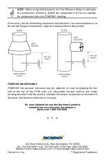 Preview for 4 page of Bacharach tempoint User Manual