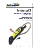 Bacharach The Informant2 Operation And Maintenance Manual preview