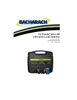 Bacharach Tru Pointe Ultra HD Operation And Maintenance Manual предпросмотр