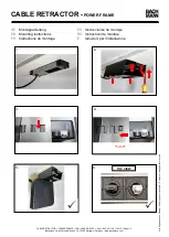 Bachmann CABLE RETRACTOR + POWER FRAME Mounting Instructions preview