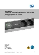 Bachmann DESK2 User Manual предпросмотр