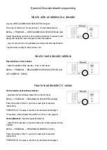 Preview for 3 page of Bachmann Dynamis Ultima Quick Manual