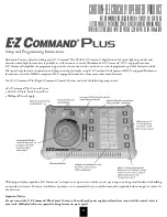 Предварительный просмотр 1 страницы Bachmann E-Z Command Plus Setup And Programming Instructions