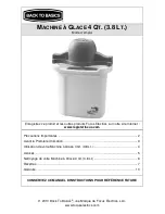 Preview for 11 page of Back to Basics 4 QT. Ice Cream Maker Instruction Manual