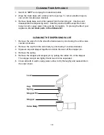 Preview for 10 page of Back to Basics BLENDER SOLUTION Instruction Manual