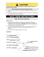 Preview for 4 page of Back to Basics Electric Ice Shaver Instruction Manual