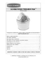 Предварительный просмотр 14 страницы Back to Basics FREEZER FUN Instruction Manual