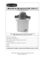 Preview for 22 page of Back to Basics Ice Cream Maker Instruction Manual