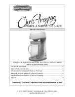 Предварительный просмотр 9 страницы Back to Basics Iced Tea Makers Instruction Manual