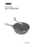 Back to Basics NUT ROASTER User Manual предпросмотр