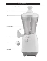 Предварительный просмотр 2 страницы Back to Basics SMOOTHIE
BLAST SJR1X User Manual