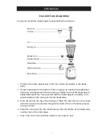 Предварительный просмотр 7 страницы Back to Basics SMOOTHIE
BLAST SJR1X User Manual