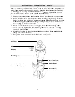 Предварительный просмотр 4 страницы Back to Basics Smoothie Choice Instruction Manual