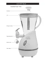 Предварительный просмотр 2 страницы Back to Basics SMOOTHIE FREEZE SUP400BINST User Manual