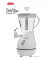 Preview for 1 page of Back to Basics SMOOTHIE FREEZE User Manual