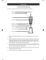 Предварительный просмотр 7 страницы Back to Basics SMOOTHIE
SPLASH SSP4 User Manual