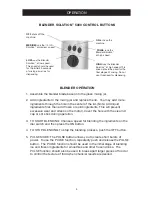 Preview for 9 page of Back to Basics Solution 5000 User Manual