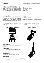 Предварительный просмотр 2 страницы Backscatter MACRO WIDE 4300 Instruction Manual