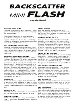 Backscatter Mini Flash MF-1 Instruction Manual preview