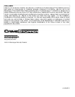 Preview for 14 page of BackStopper CA-5009.2 Installation Instructions Manual