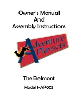 Предварительный просмотр 1 страницы Backyard Adventures Playcenter 1-AP003 Owners Manual And Assemly Instruction