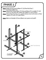 Предварительный просмотр 18 страницы Backyard Adventures Playcenter 1-AP003 Owners Manual And Assemly Instruction