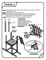 Предварительный просмотр 22 страницы Backyard Adventures Playcenter 1-AP003 Owners Manual And Assemly Instruction