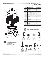 Предварительный просмотр 4 страницы Backyard Creations 01471 Manual