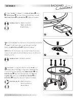 Предварительный просмотр 7 страницы Backyard Creations 01471 Manual