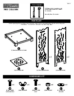 Preview for 3 page of Backyard Creations 259-5165 Assembly And Use Instructions