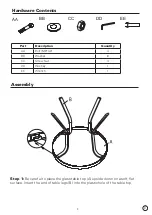 Preview for 3 page of Backyard Creations 272 1917 Assembly & Care Instructions