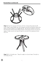 Preview for 4 page of Backyard Creations 272 1917 Assembly & Care Instructions