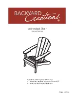 Backyard Creations 273-0100 Manual preview