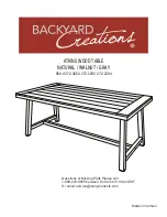 Предварительный просмотр 1 страницы Backyard Creations ATKINS NATURAL Quick Start Manual