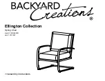 Backyard Creations Ellington 2721067 Assembly Instructions Manual предпросмотр